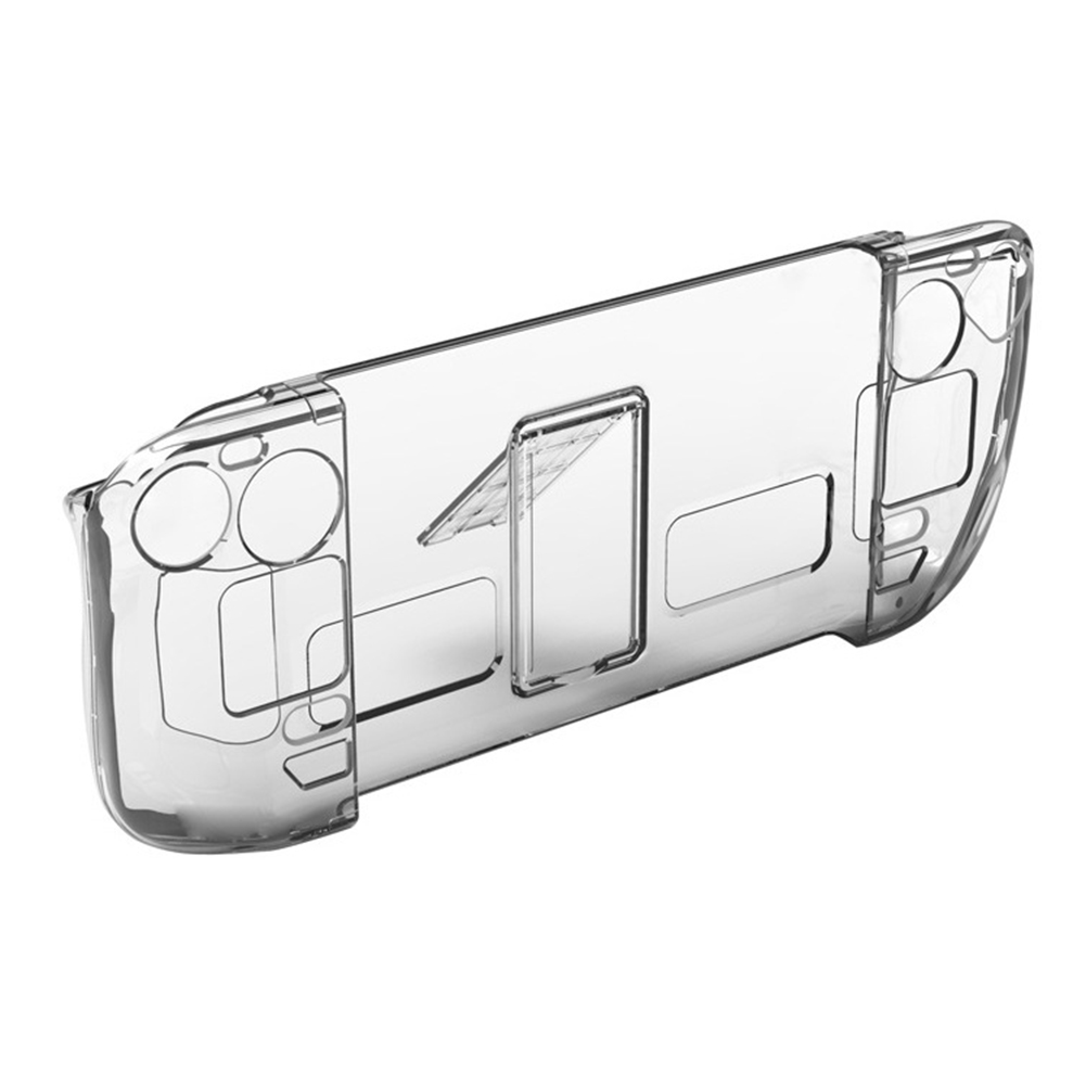 Gaming Console Steam Deck - Clear PC Protective Case with Bracket