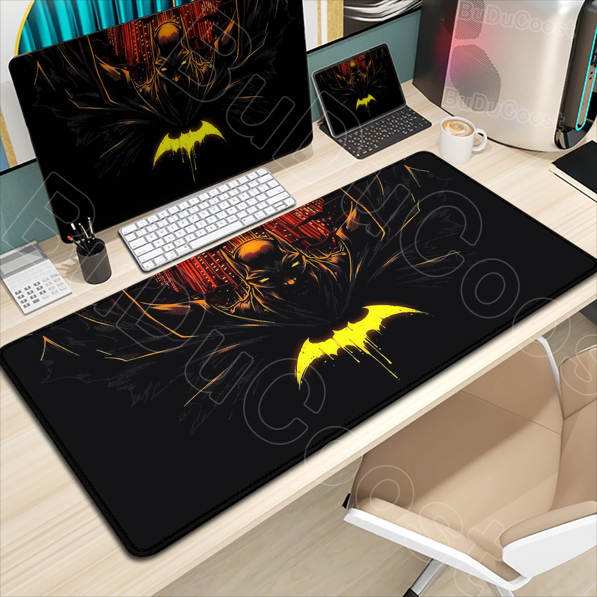 Gaming Console Portable Pc - B-Batman Mouse Pad HD Large Gaming