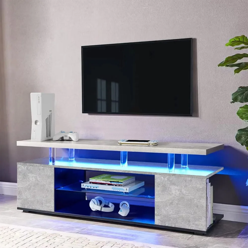 Gaming Console Cabinet - TV Stand for 70 Inch TV