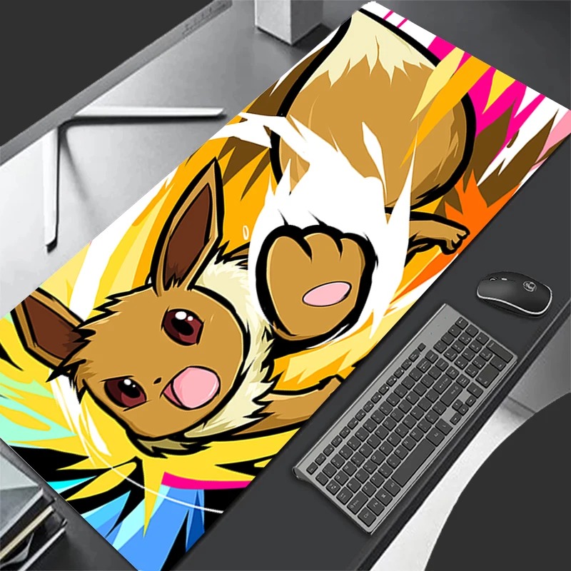Gaming Console Portable Pc - P-Pokemon Eevee Anime Gaming Mouse Pad,