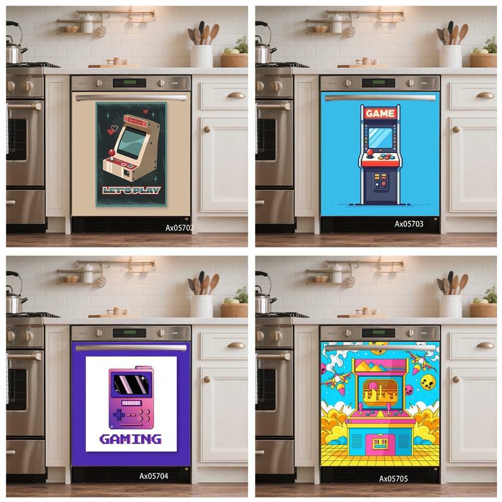 Gaming Console Cabinet - 90s Retro Pixel Gaming Arcade Console