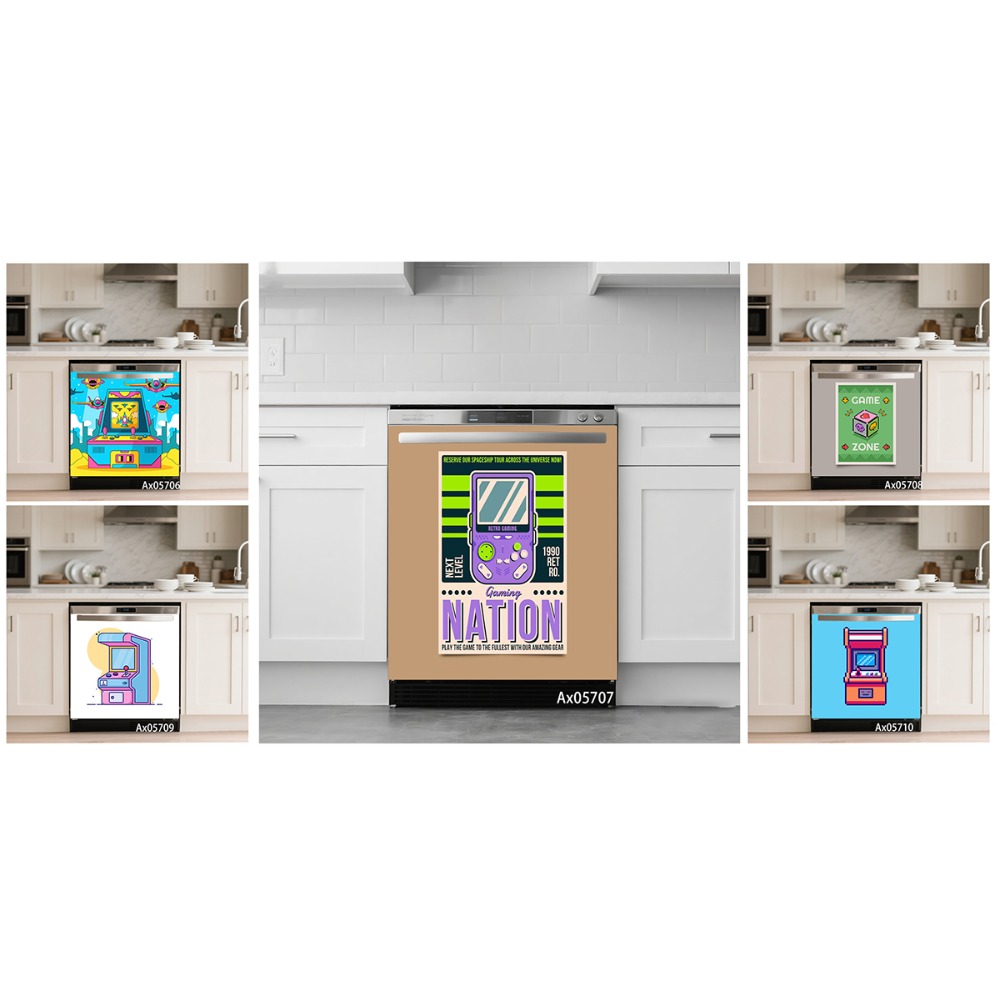 Gaming Console Cabinet - 90s Retro Pixel Gaming Arcade Console