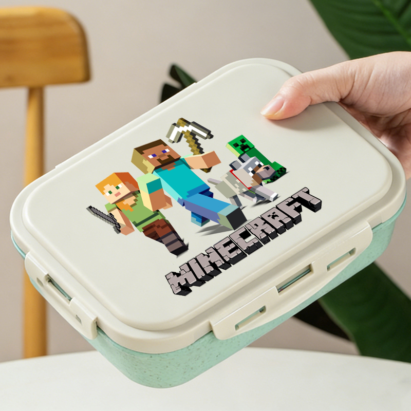Gaming Console Minecraft - Minecrafted Bento Lunch Box Game Picnic