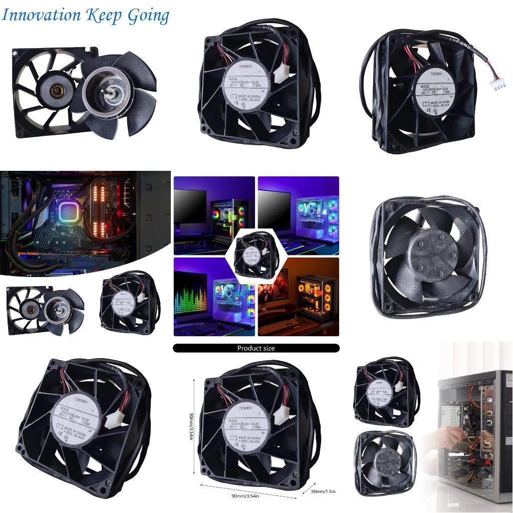 Gaming Console Cabinet - E65C 90mm 24V Cabinet Cooling Fan