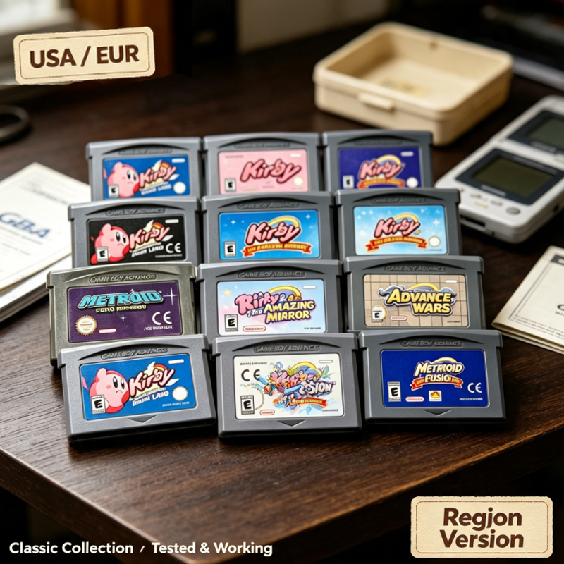 Gaming Console Video - **** Kirby 32-Bit Game Card GBA