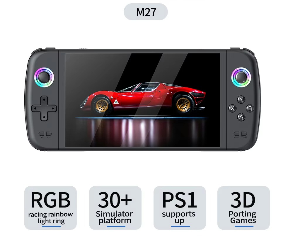 M27 7 Inch Handheld Game Conso - Gaming Console Kids ulasan dan harga