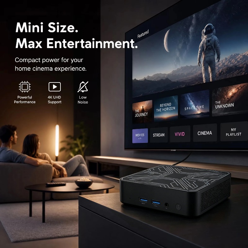 2026 New Mini PC Portable Inte - Gaming Console Portable Pc ulasan dan harga