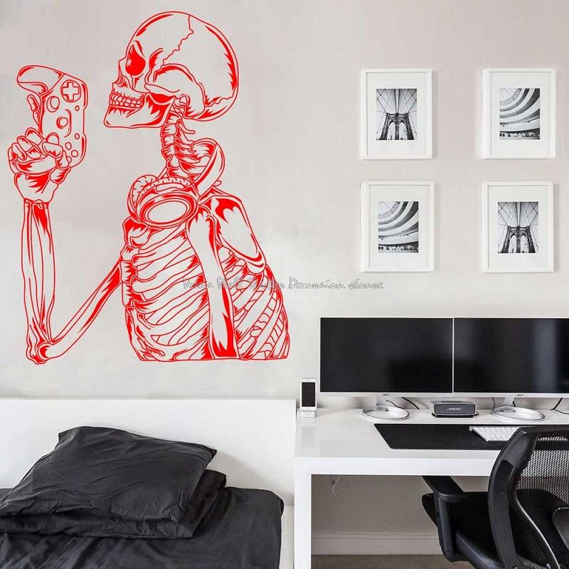 Game player wall stickers game - Gaming Console Room ulasan dan harga