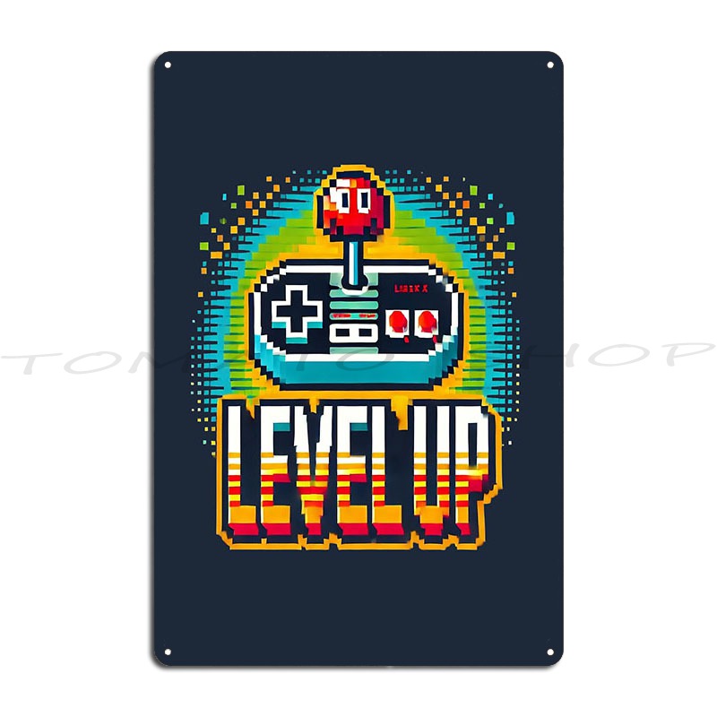 Gaming Vintage Level Up Game O - Gaming Console Room ulasan dan harga