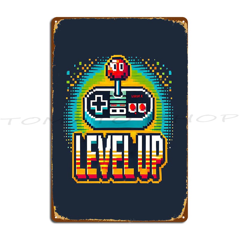 Gaming Vintage Level Up Game O - Gaming Console Room ulasan dan harga