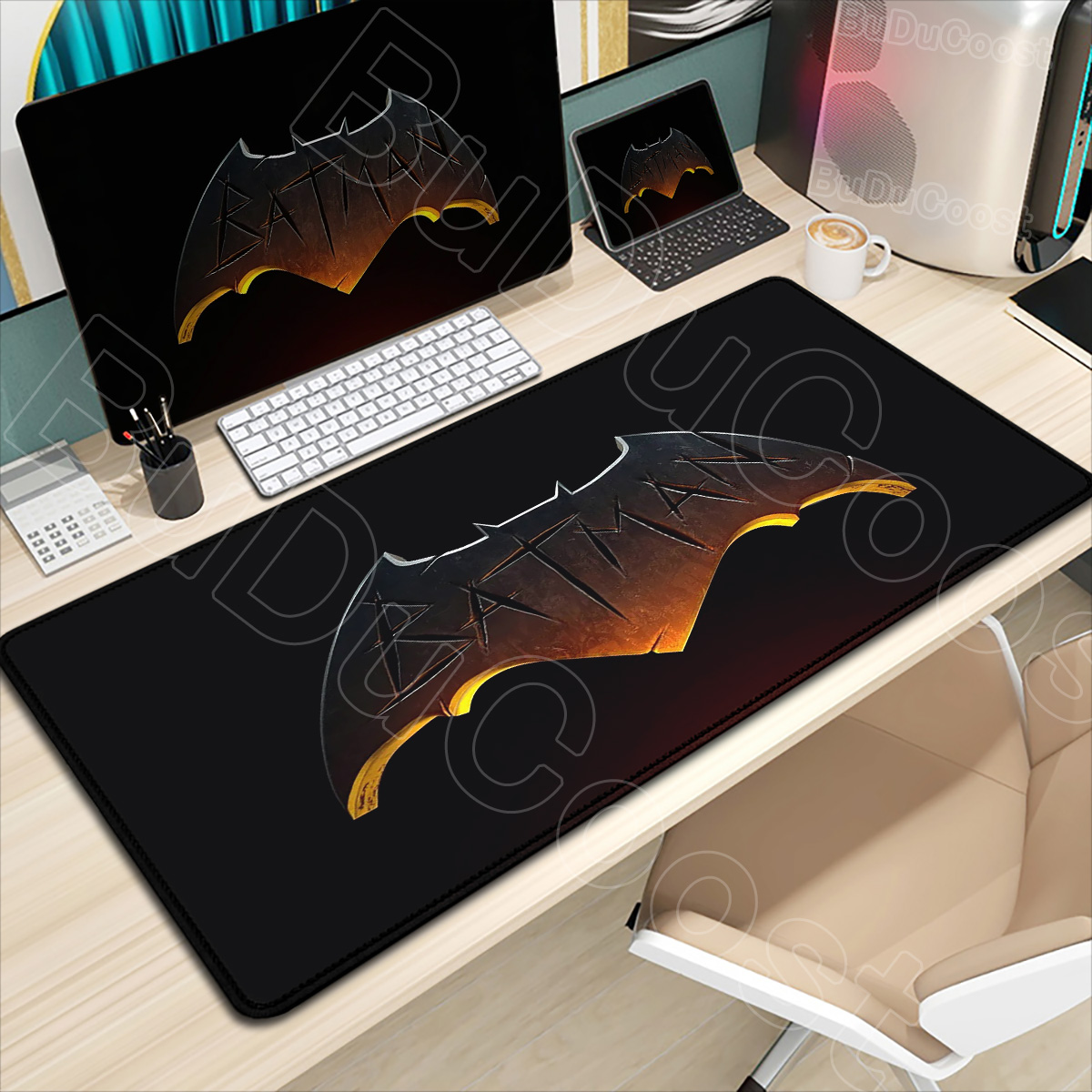 B-Batman Mouse Pad HD Large Ga - Gaming Console Portable Pc ulasan dan harga