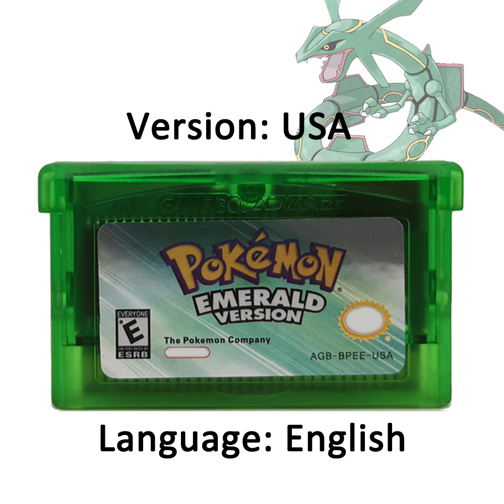 Pokemon Game Card GBA Series 3 - Gaming Console Video ulasan dan harga