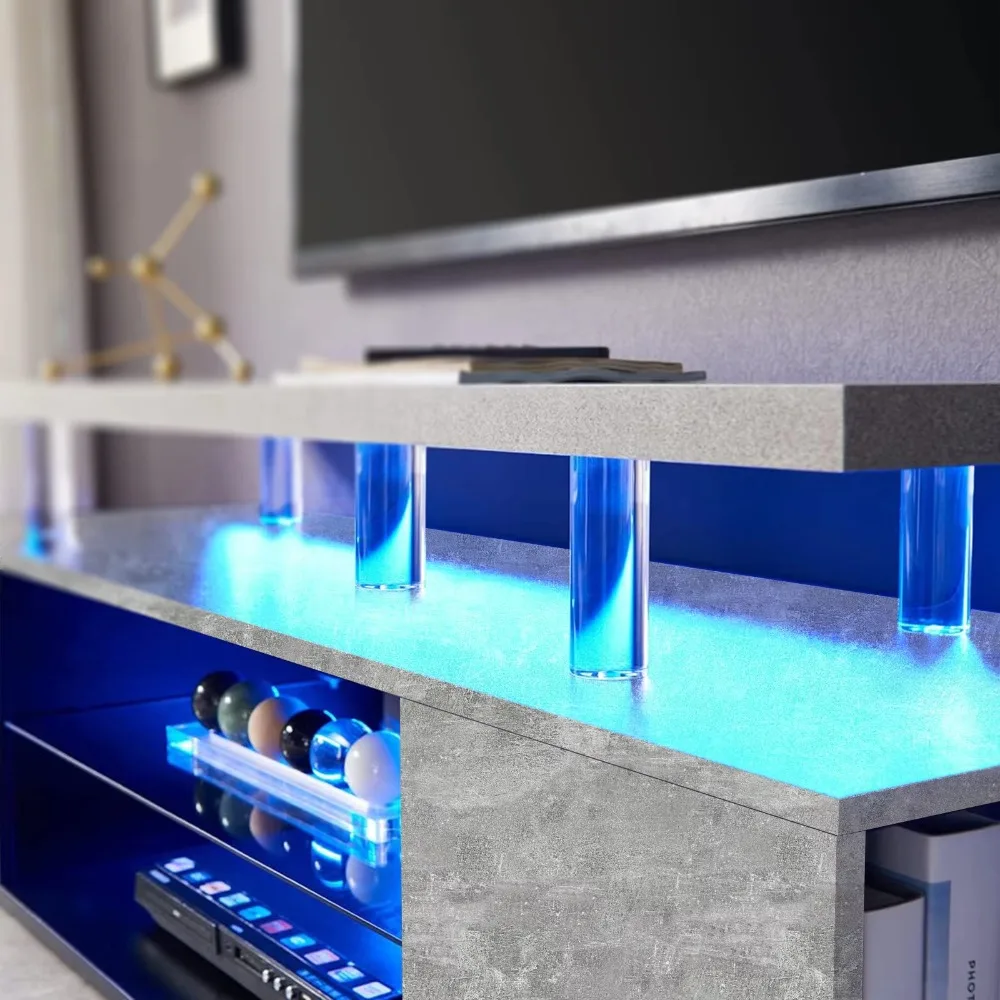 TV Stand for 70 Inch TV LED Ga - Gaming Console Cabinet ulasan dan harga