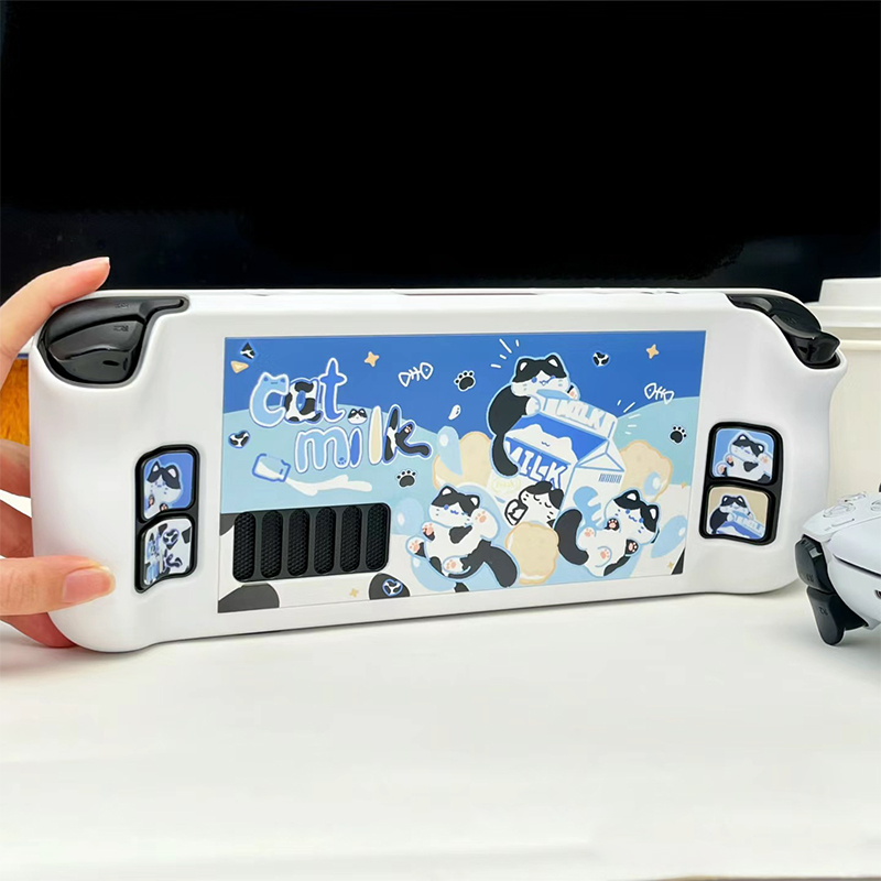 Cartoon Milk Cat Protective Ca - Gaming Console Steam Deck ulasan dan harga