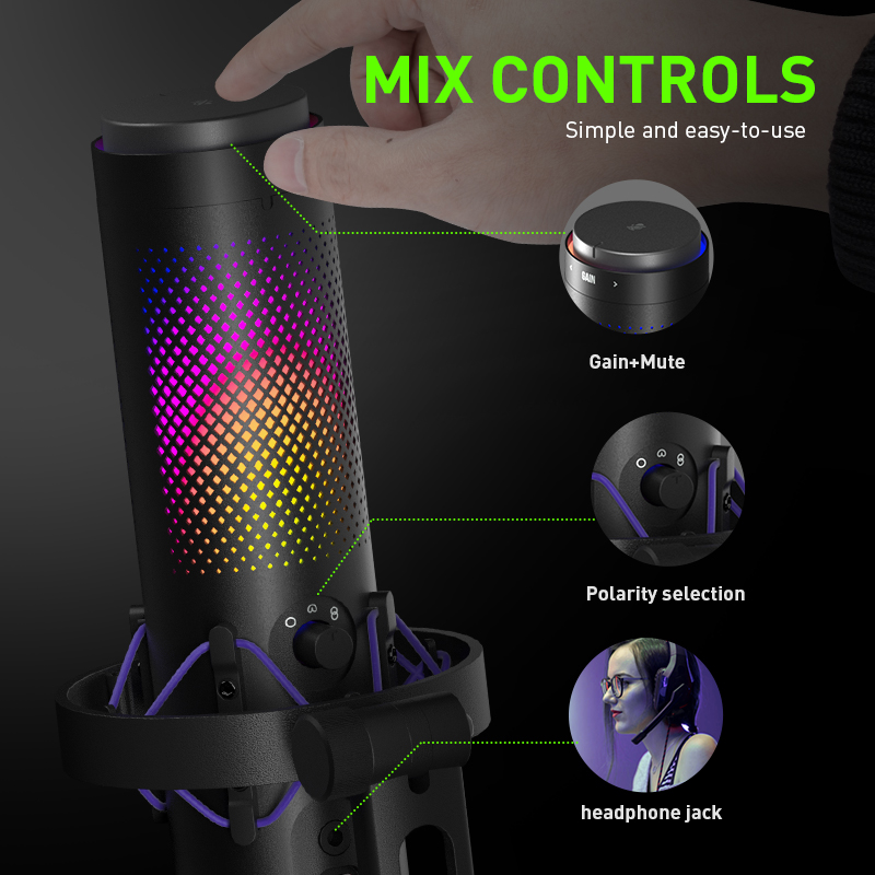 USB Desktop Condenser Wired Mi - Handheld Gaming Console ulasan dan harga