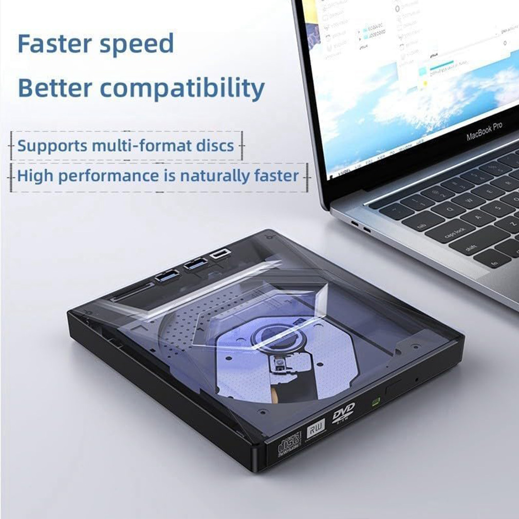Hot 7-in-1 DVD BD CD Burner US - Gaming Console For Pc ulasan dan harga