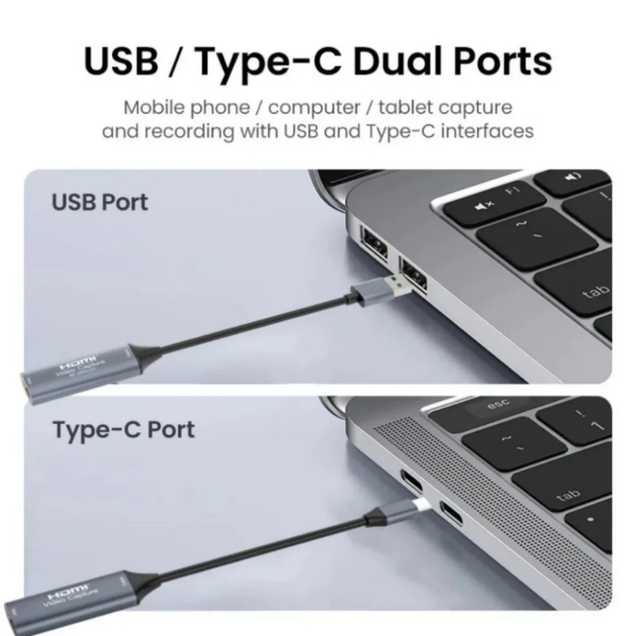 USB-C 2.0/3.0 HDMI Video Captu - Gaming Console For Pc ulasan dan harga