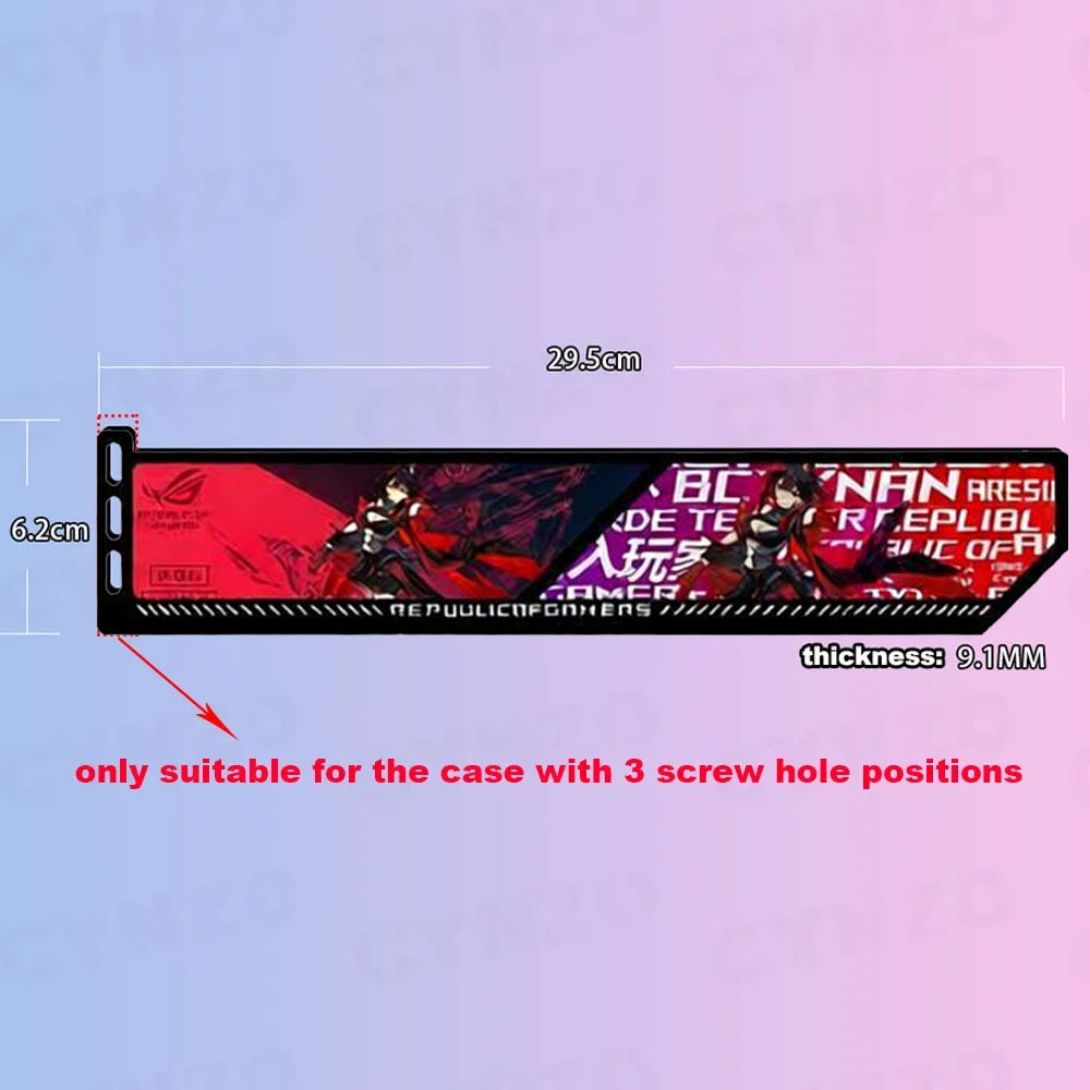 Customize RGB VGA Holder 5V/12 - Gaming Card Holder ulasan dan harga