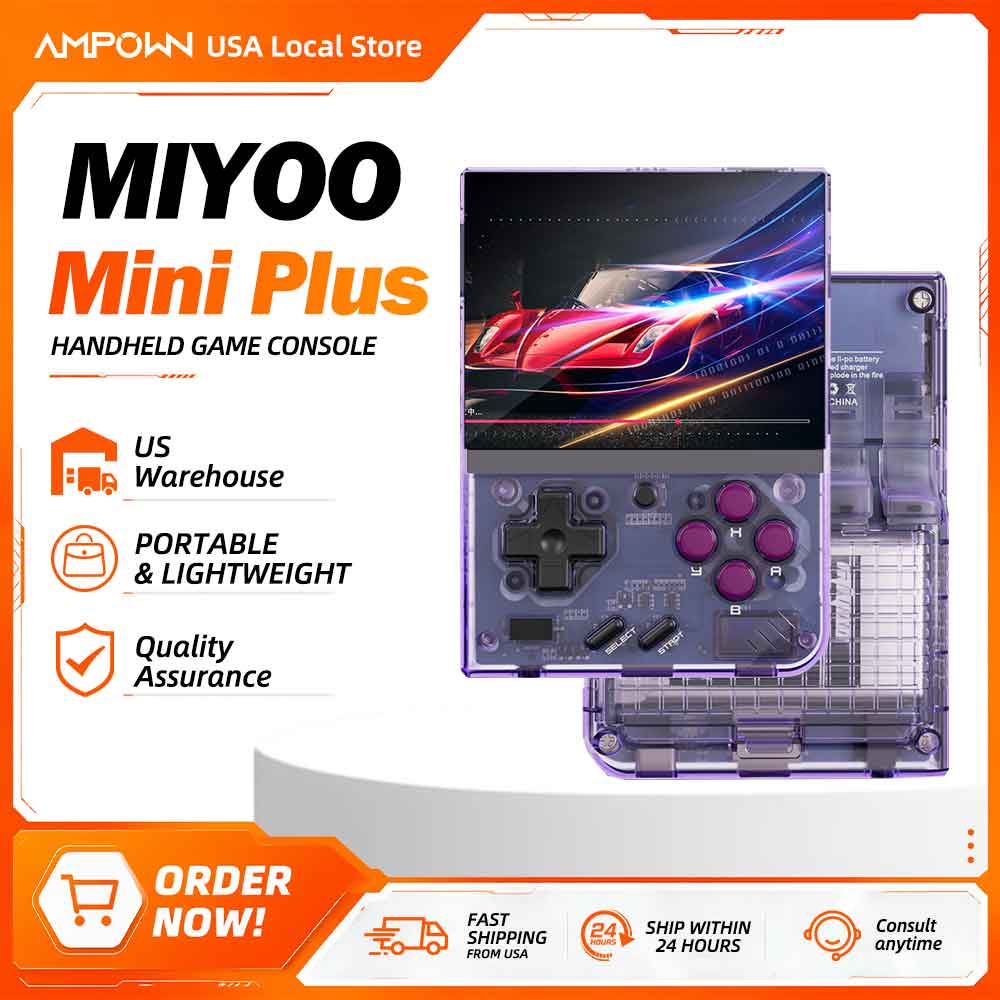 Miyoo Mini+ Retro Handheld Gam - Gaming Console Kids ulasan dan harga