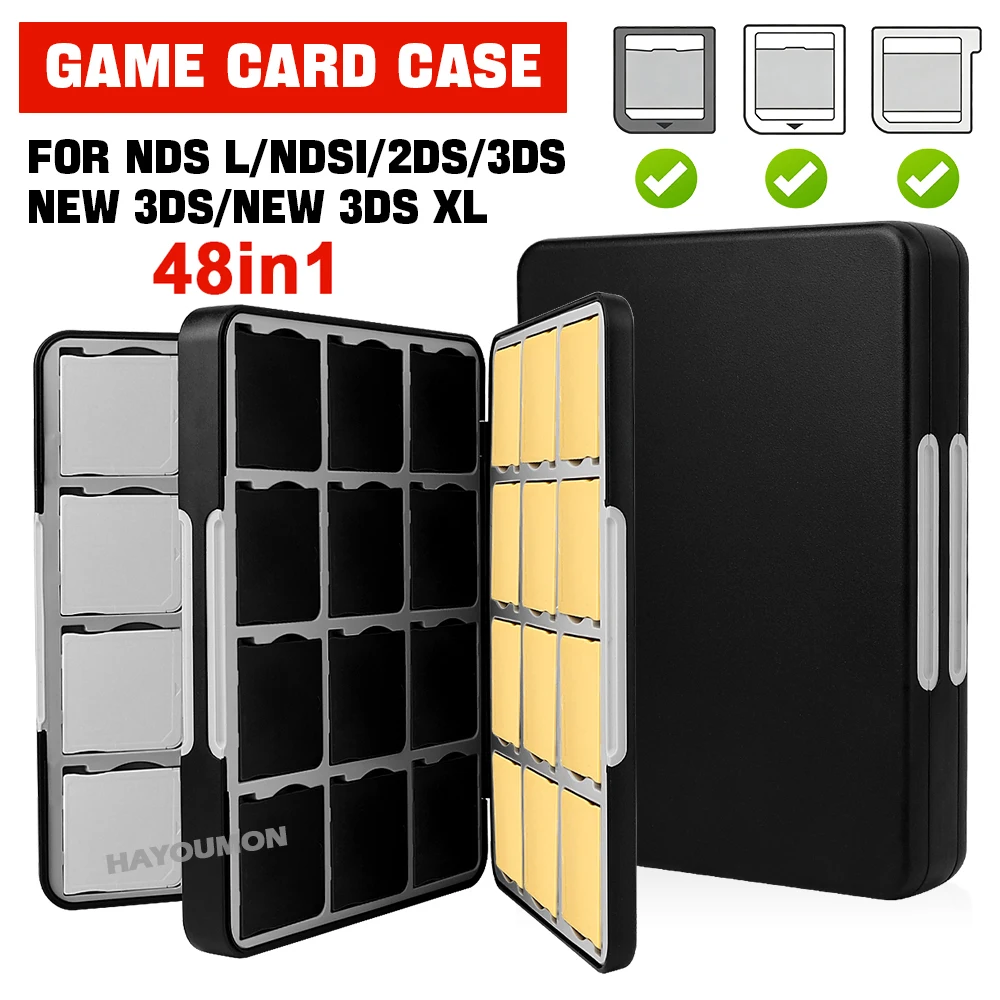 48 IN 1 Game Card Storage Case - Gaming Card Holder ulasan dan harga