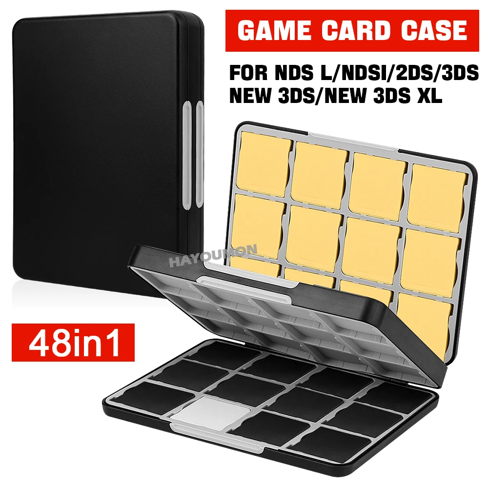 48 IN 1 Game Card Storage Case - Gaming Card Holder ulasan dan harga