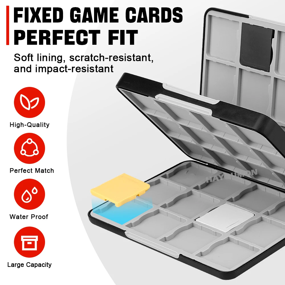 48 IN 1 Game Card Storage Case - Gaming Card Holder ulasan dan harga