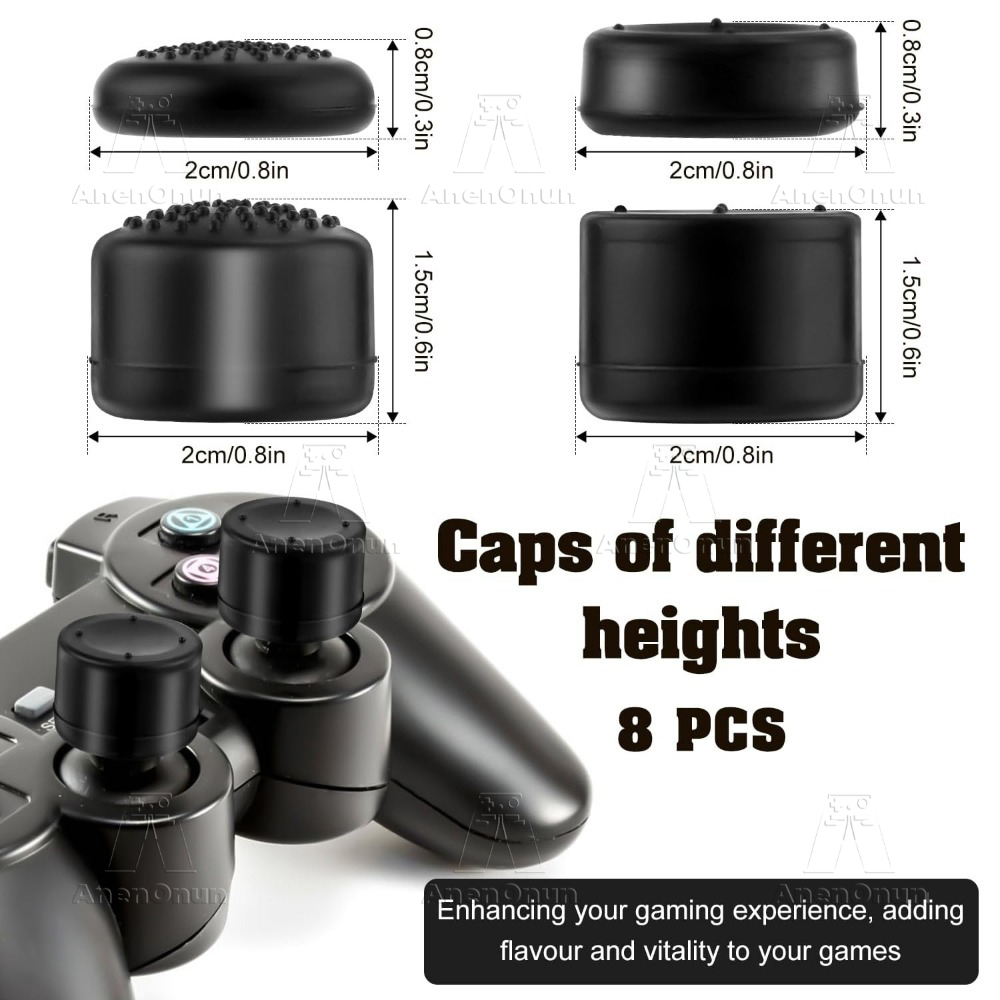 8PCS Thumb Grip Caps Controlle - Gaming Console For Pc ulasan dan harga