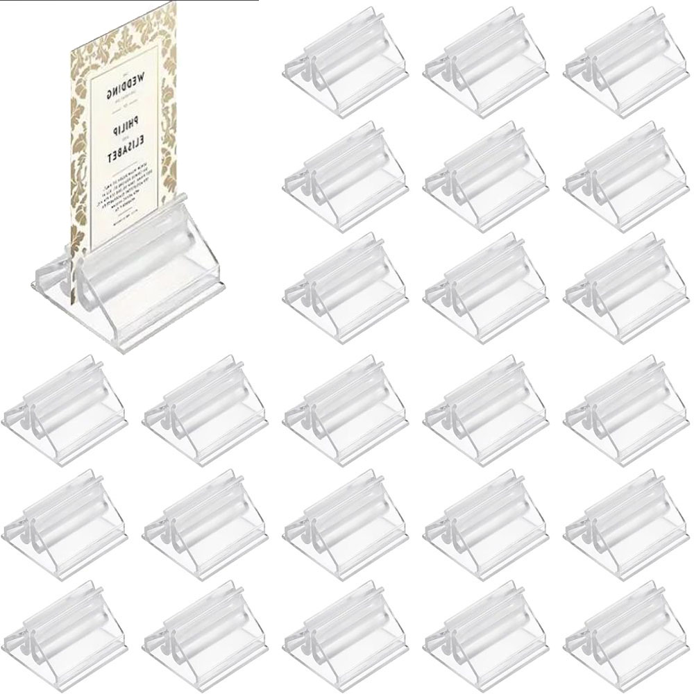 12/24/48Pcs Mini Clear Stands  - Gaming Card Holder ulasan dan harga
