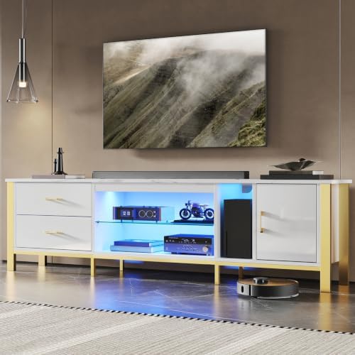 TV Stand for 75/80/85 inch TVs - Gaming Console Room ulasan dan harga