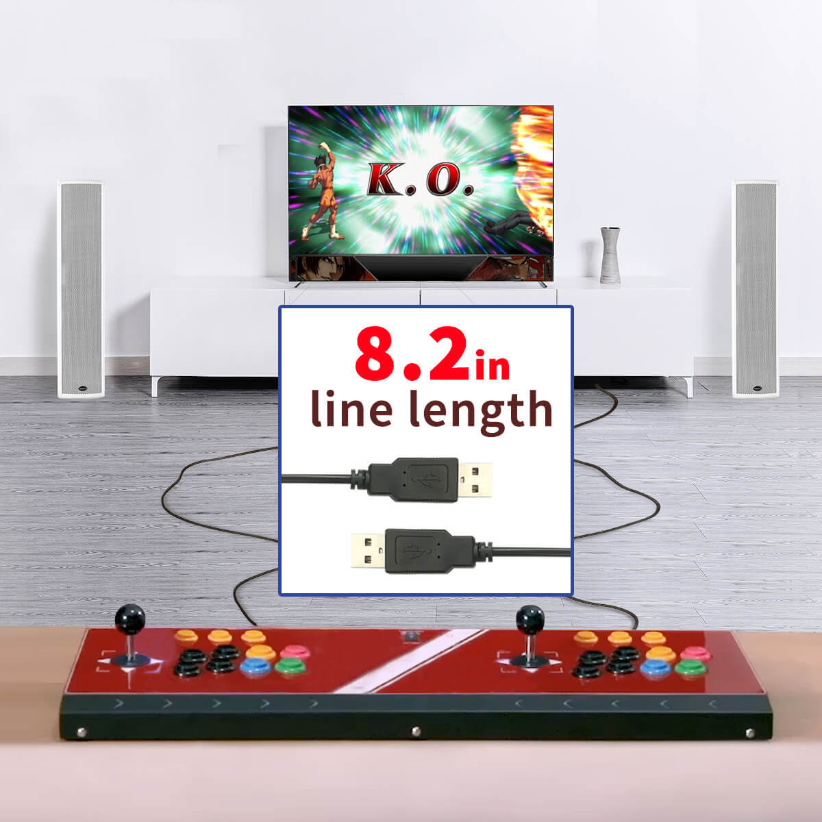 Double arcade stick multiple g - Console Gaming Hand ulasan dan harga