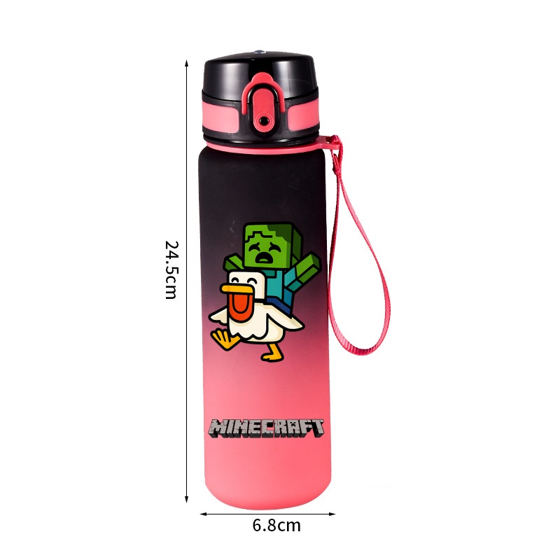 650ml Minecraft Water Bottle f - Gaming Console Minecraft ulasan dan harga