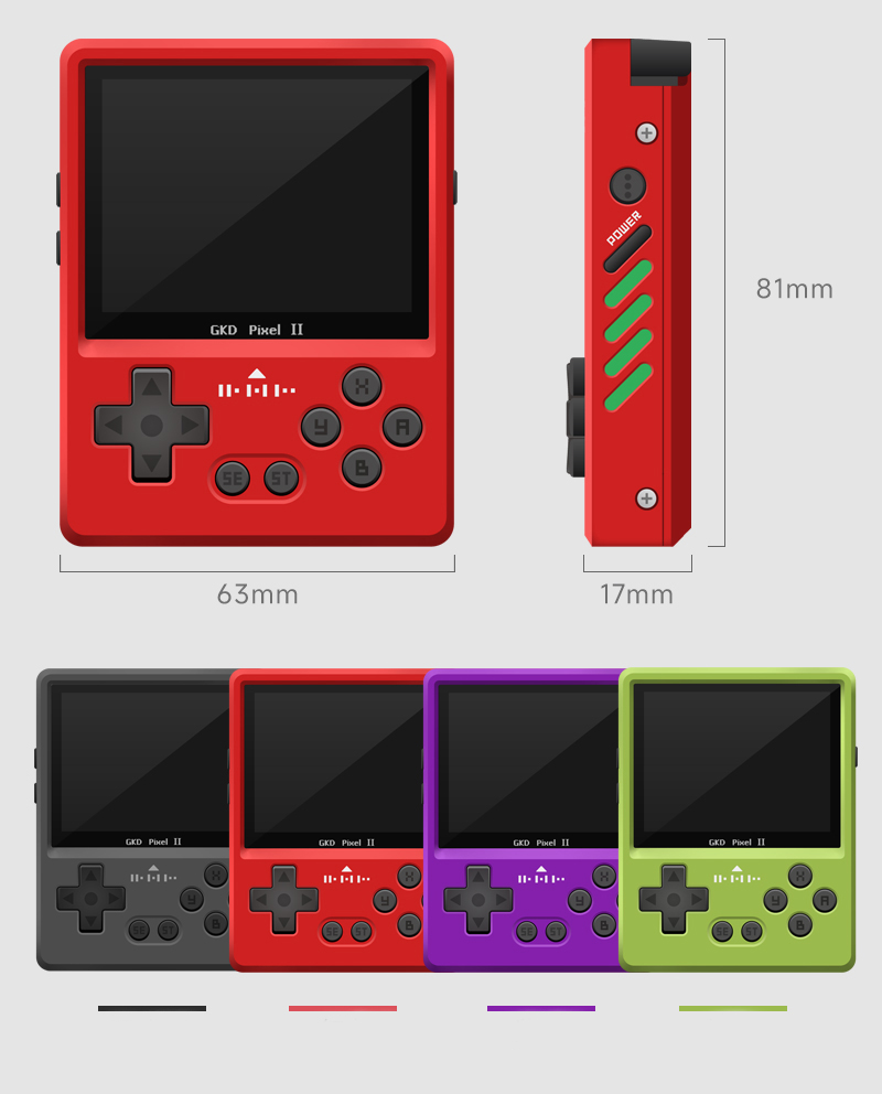 GKD Pixel2 Metal Retro Handhel - Gaming Console Under 5000 ulasan dan harga