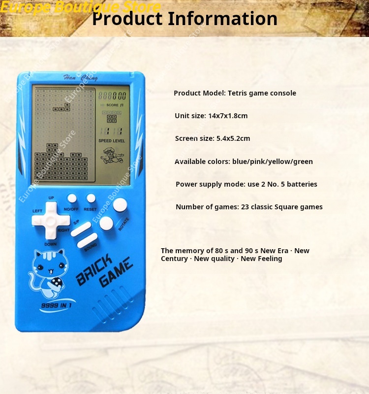 Large Screen Kids Handheld Gam - Gaming Console Kids ulasan dan harga