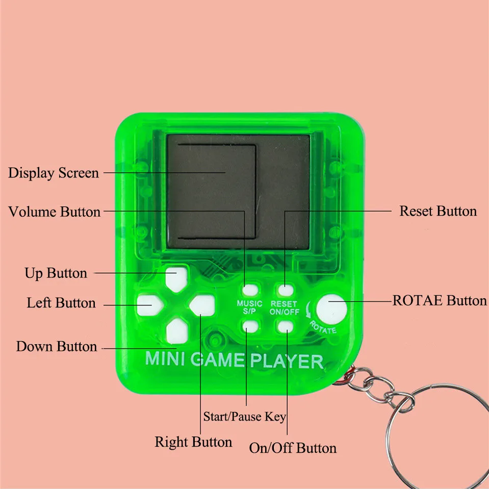 Retro Mini Handheld Game Playe - Gaming Console Kids ulasan dan harga