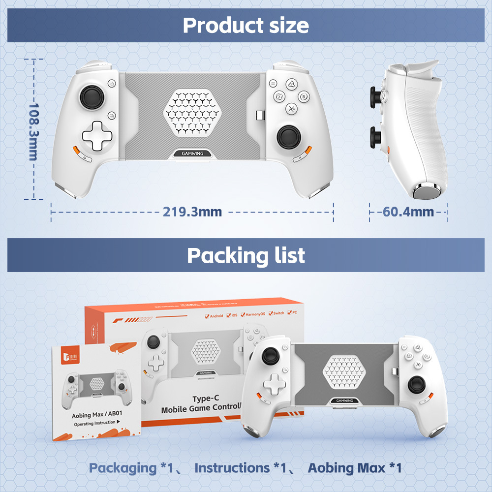 Original Gamwing Aobing Max Ty - Gaming Console For Phone ulasan dan harga