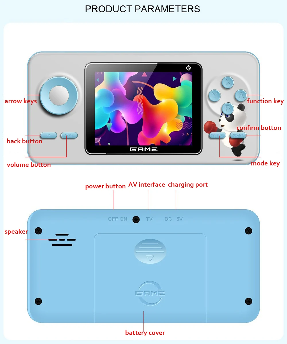 New S5 Mini Retro Video Gaming - Gaming Console Kids ulasan dan harga