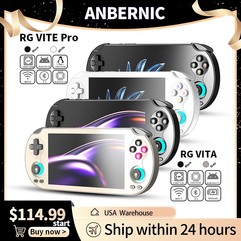 ANBERNIC RG VITA & RG VITA Pro - Gaming Console Under 5000 ulasan dan harga