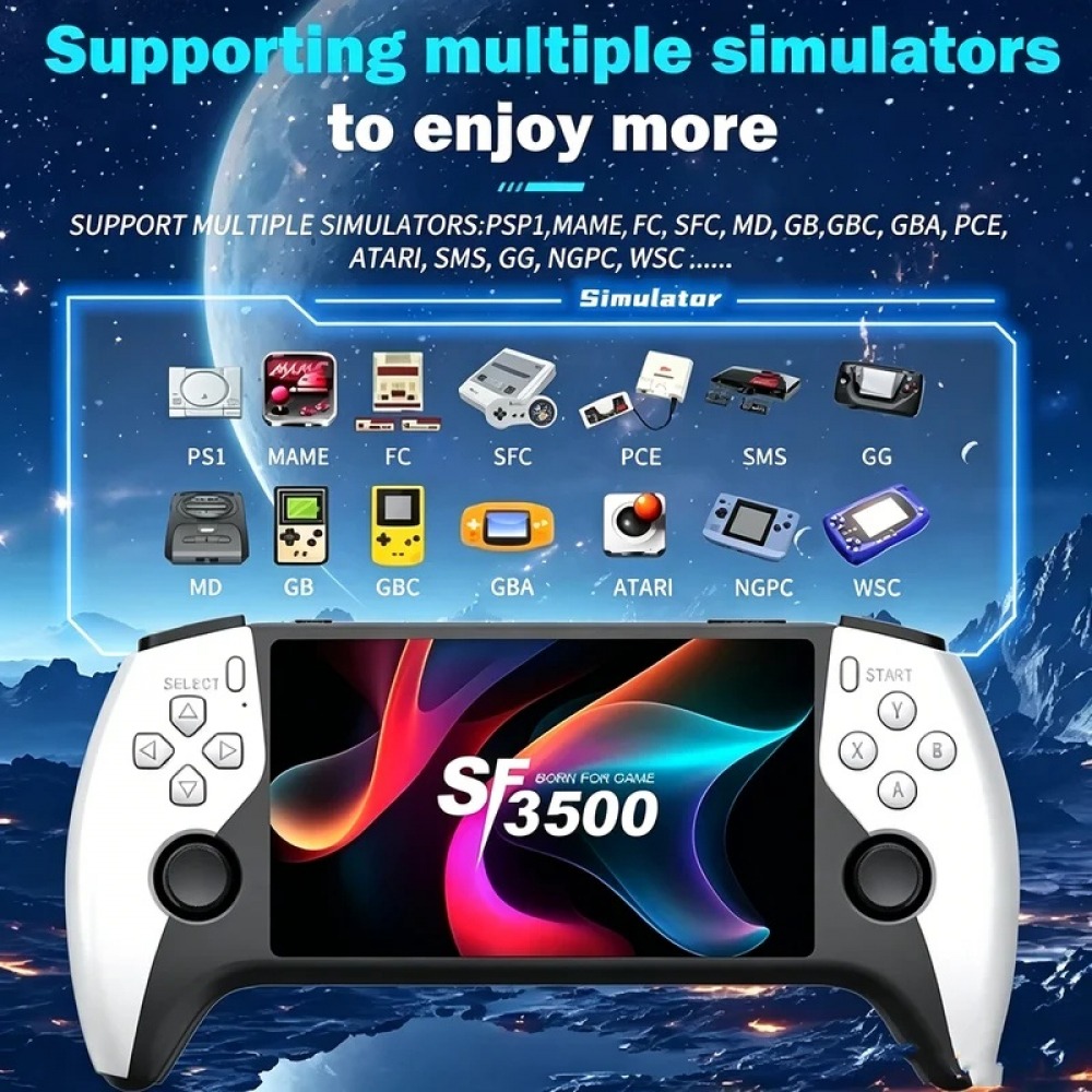 SF3500 5 inch Handheld Game Co - Gaming Console Latest ulasan dan harga