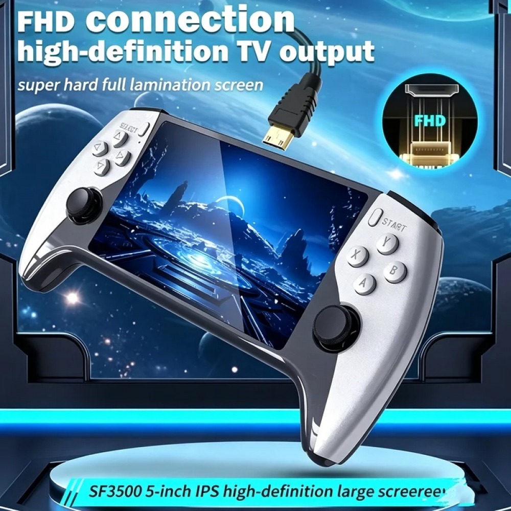 SF3500 5 inch Handheld Game Co - Gaming Console Latest ulasan dan harga